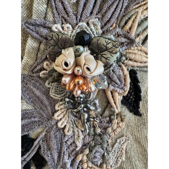 Phun Shirts of California Womens Vest OS Embellished Appliques Bling Bows Charms - Picture 7 of 14